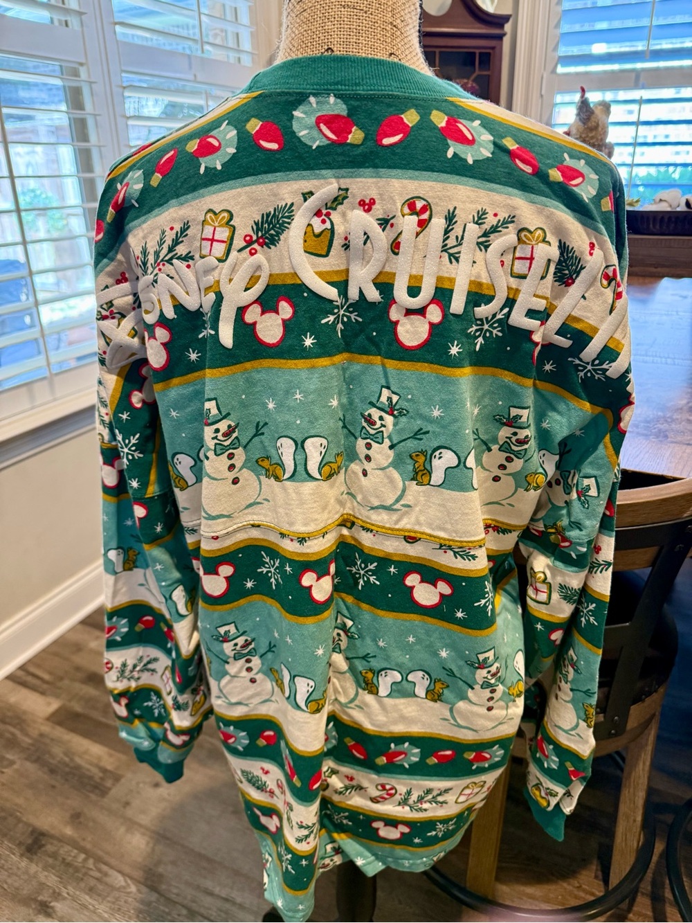 Disney Cruise Line Unisex Christmas Spirit Jersey